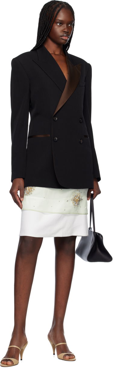 Kabáty Wales Bonner Wales Bonner Rise Tuxedo Double-Breasted Blazer Čierna | MS25JA05-WV03-999, 3