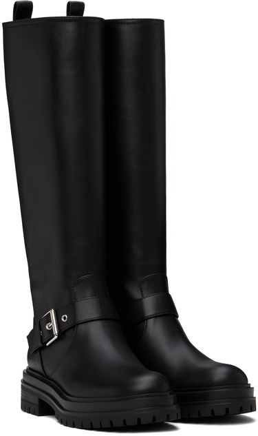 Tenisky a topánky Gianvito Rossi Thiago Tall Leather Boots Čierna | G80151-20GOM-VGI, 3