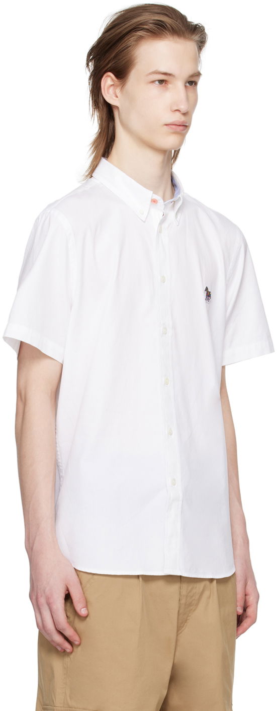 Košeľa Paul Smith PS Paul Smith Zebra Short Sleeve Shirt Biela | M2R-285U-FZEBRA-01, 1