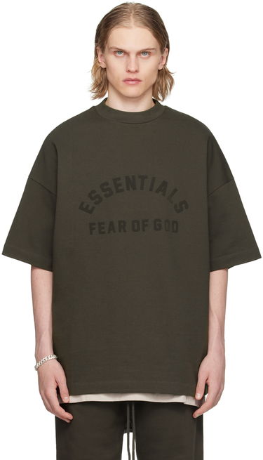 Tričko Fear of God Essentials Heavy Jersey Tee Šedá | 125SP242000F, 4