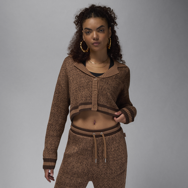 Sveter Jordan Knit Cardigan Hnedá | FZ4195-223, 4