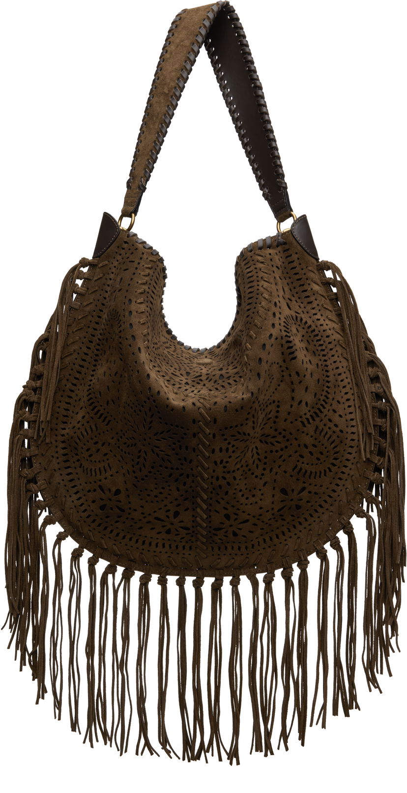 Taška cez rameno ISABEL MARANT Shoulder Bag Oskan Soft Hnedá | PP0200FC-B4C08M