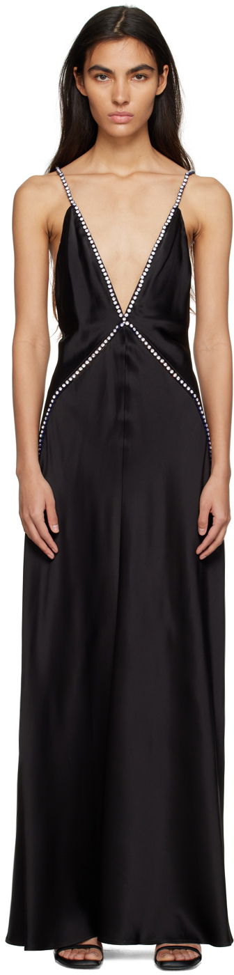 Šaty Stella McCartney Embellished Maxi Dress Čierna | 6A01253AU309, 0
