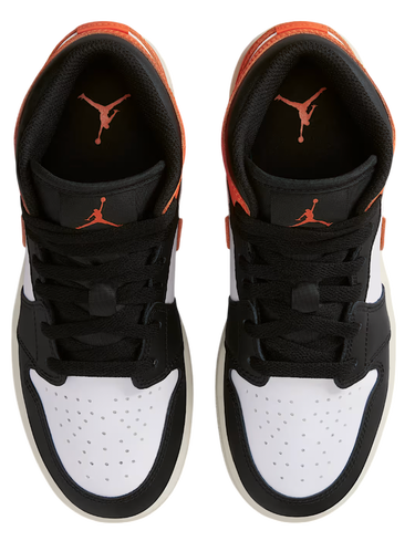 Tenisky a topánky Jordan Jordan 1 Mid Black Toe Oranžová | DQ8423-801, 4