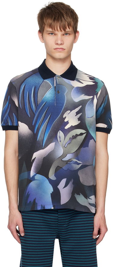 Polo tričko Paul Smith Paul Smith Hot Summer Graphic Polo Modrá | M1R-698P-KP3835-47, 0