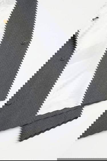 Bunda JW Anderson JW Anderson Double Breasted Tailored Blazer Šedá | JK0401.PG1821, 4