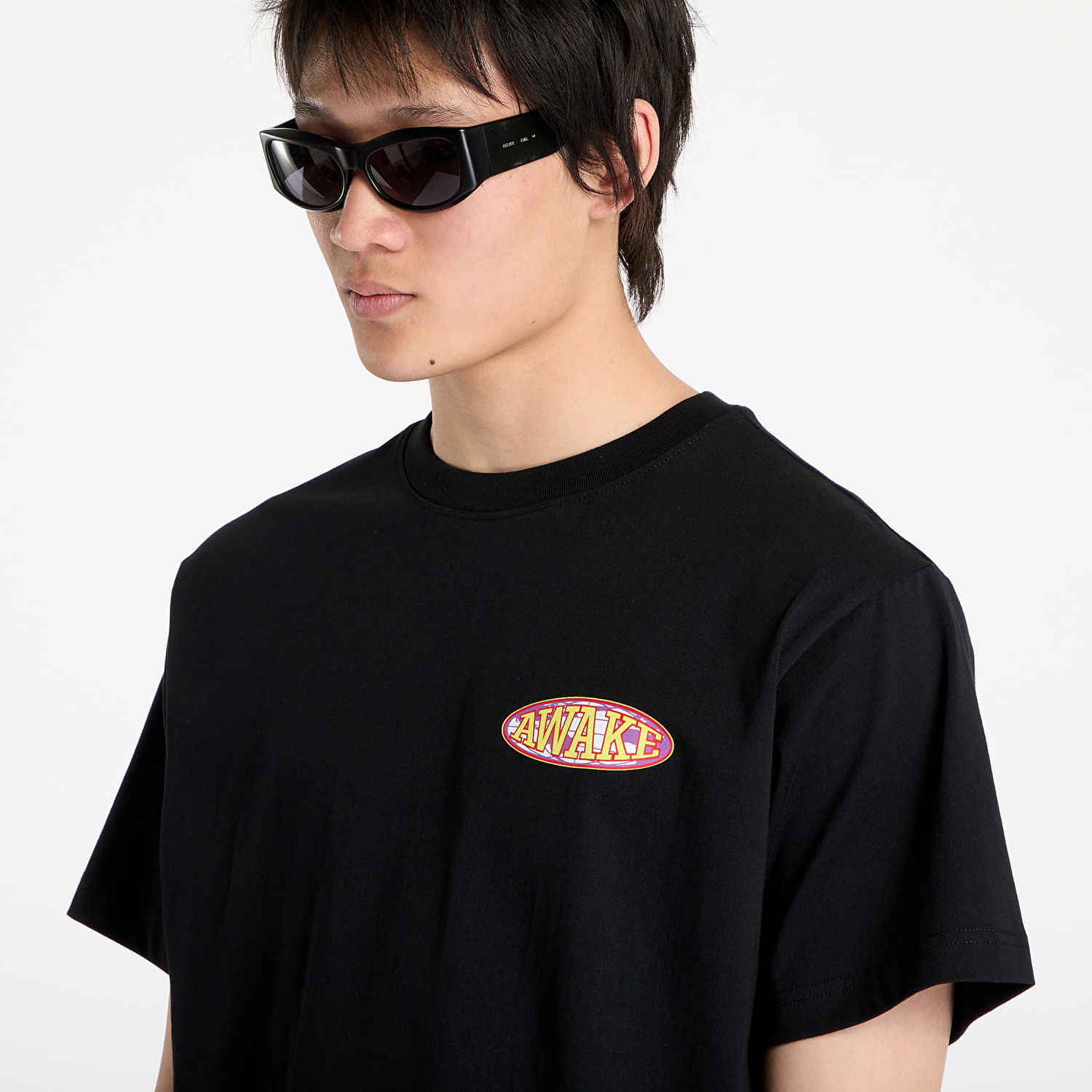 Tričko Awake NY Awake NY Les Everyday T-Shirt Čierna | AWK-SU25-TP008-BLK, 1