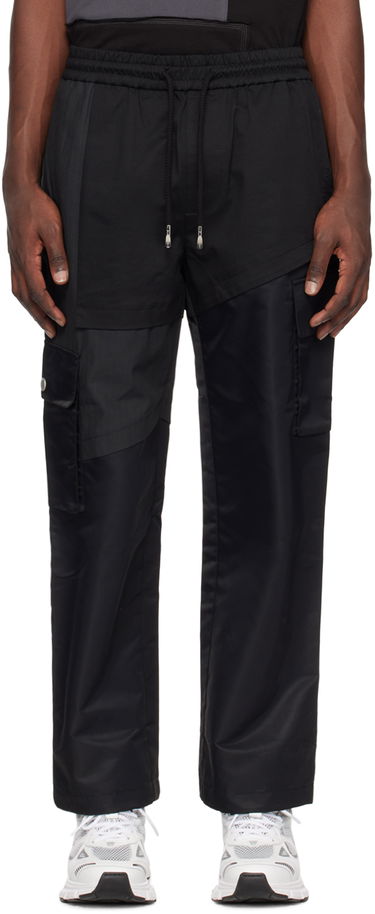 Cargo nohavice Feng Chen Wang Feng Chen Wang Paneled Cargo Pants Čierna | FMS15TR27B, 0