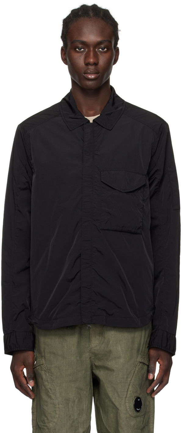 Bunda C.P. Company Zip Jacket Čierna | 15CMOS041A-005904G, 0