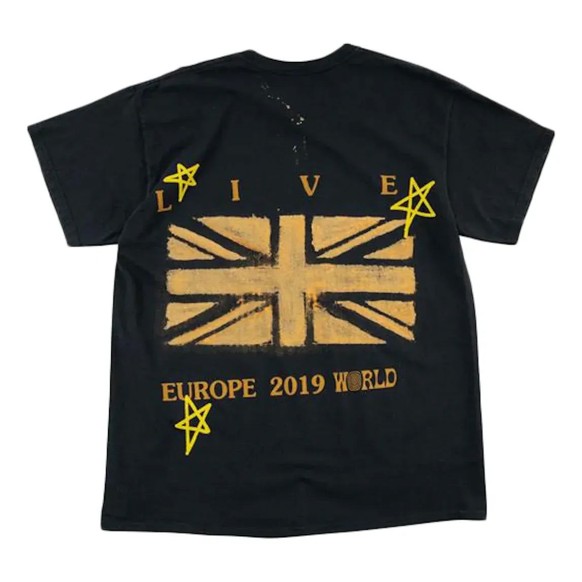 Tričko Cactus Jack by Travis Scott Travis Scott Astroworld Tour Union Jack Graphic Tee Čierna | TC-318, 0