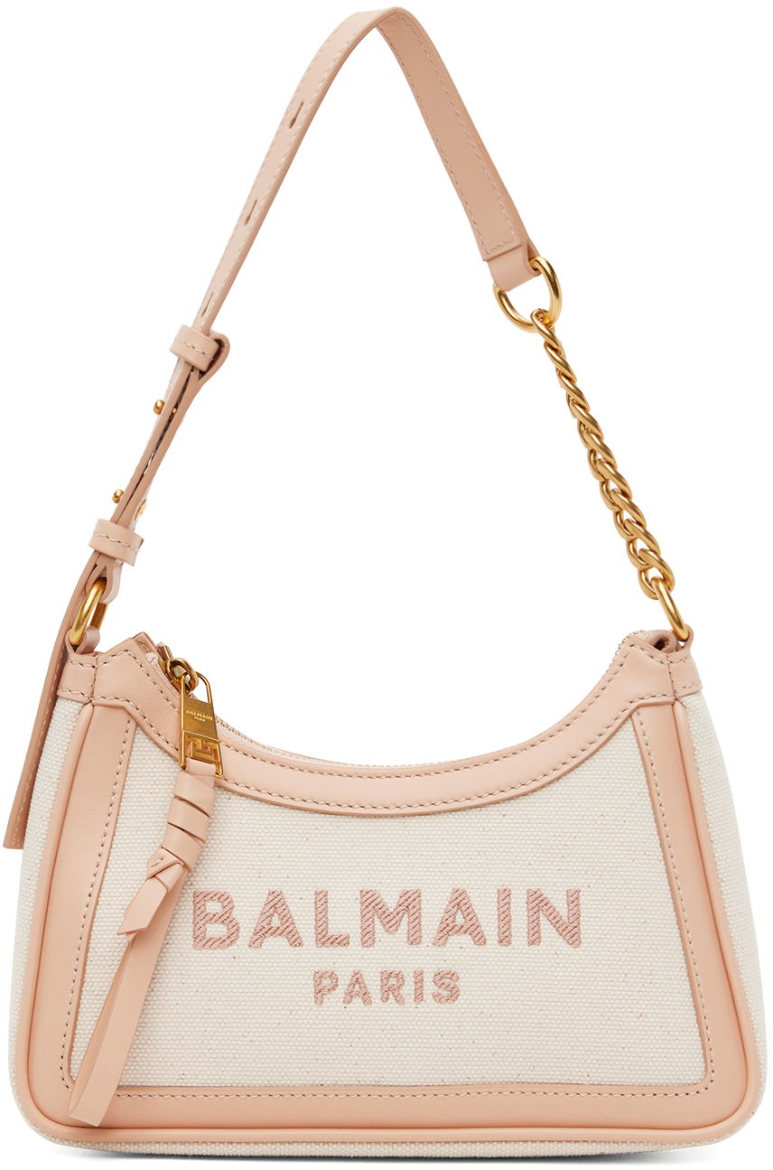 Taška cez rameno Balmain B-Army Bag "Off-White" Béžová | CN1BT743TCTO, 0
