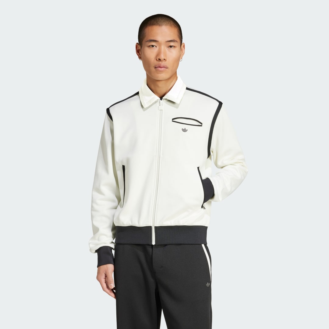 Bomber bunda adidas Performance Premium Track Jacket Biela | JD3396, 0