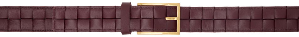 Opasok Bottega Veneta Maxi Intreccio Belt Vínová | 709260 VCQC0, 0