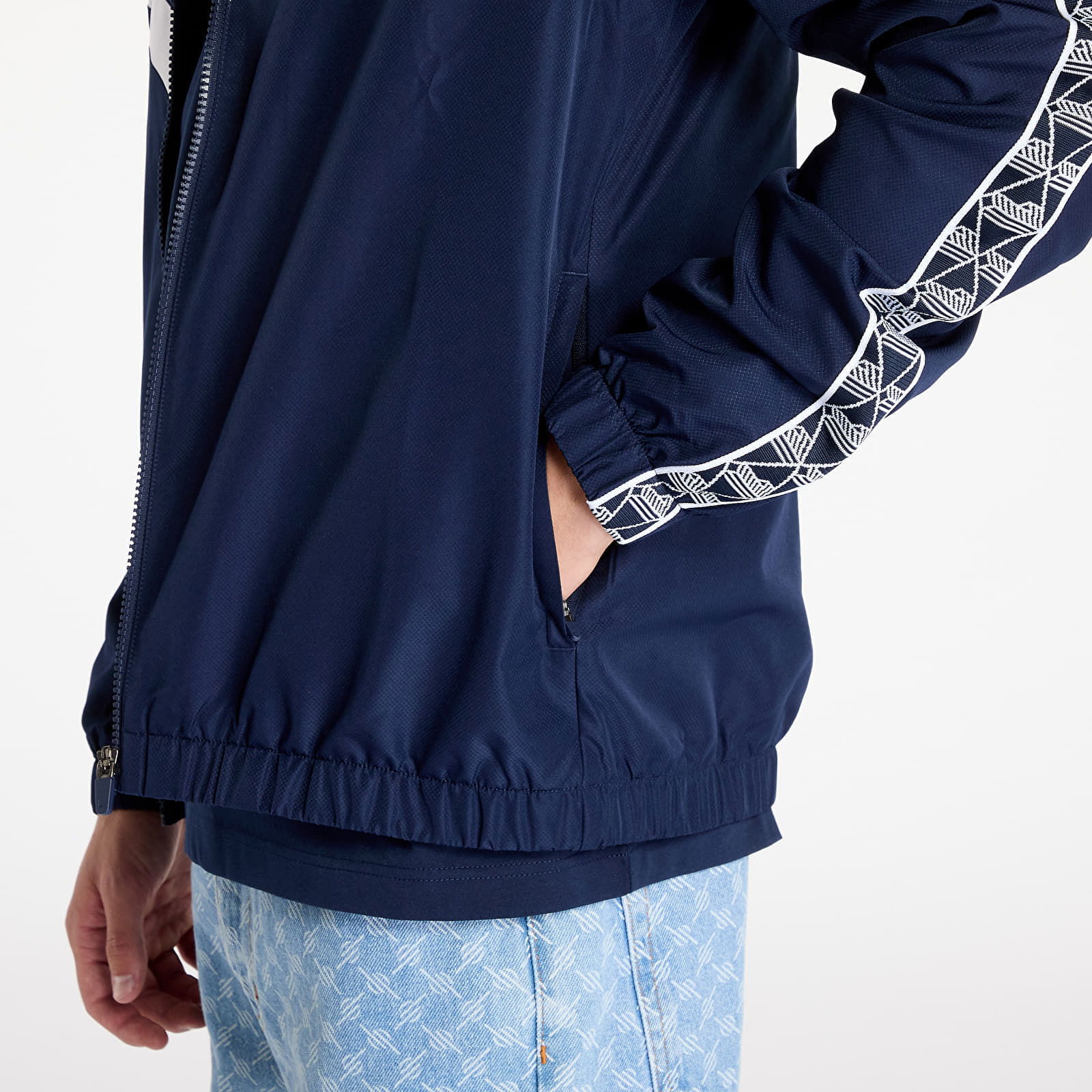 Jacket Tennis Monogram Track Jacket Navy Blue/ White M