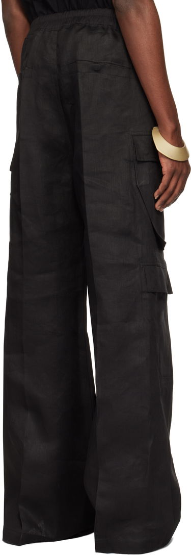 Cargo nohavice Rick Owens Rick Owens Hollywood Cargobela Cargo Pants Čierna | RU01E5339 TWL, 2