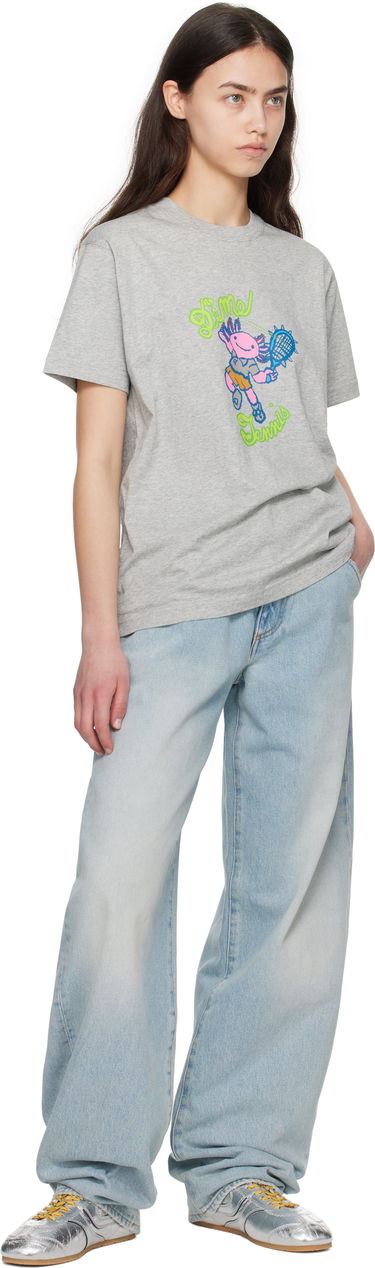 Tričko Dime Dime Axolotl Graphic T-Shirt Šedá | DIME2SP2551GRY, 3