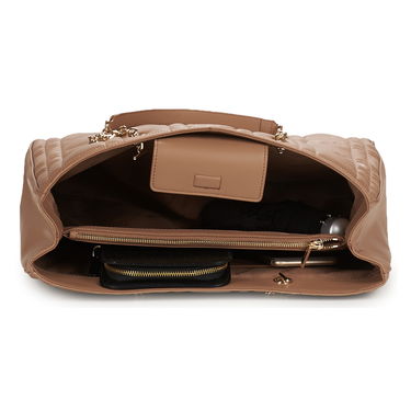 Tote bag CALVIN KLEIN RE-LOCK QUILT TOTE W/LPT CMPT Oranžová | K60K609880-RBC, 4