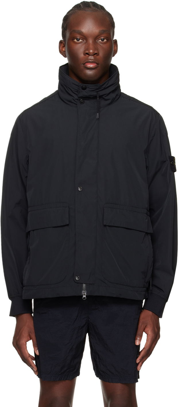 Bunda Stone Island Patch Jacket Čierna | 801541626, 0