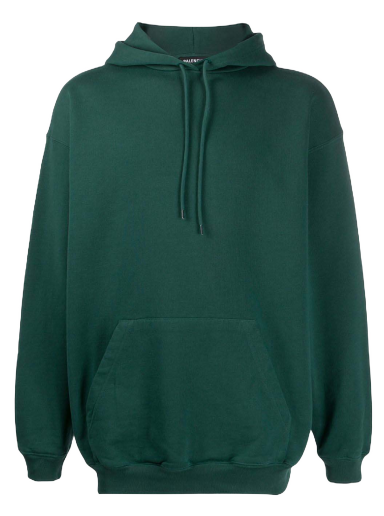 Mikina Balenciaga Logo Print Hoodie Zelené | 570798THV793230