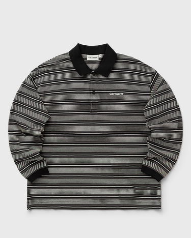 Polo tričko Carhartt WIP Largo Striped Long Sleeve Polo Tee Rôznofarebný | I035530-37F.XX, 1