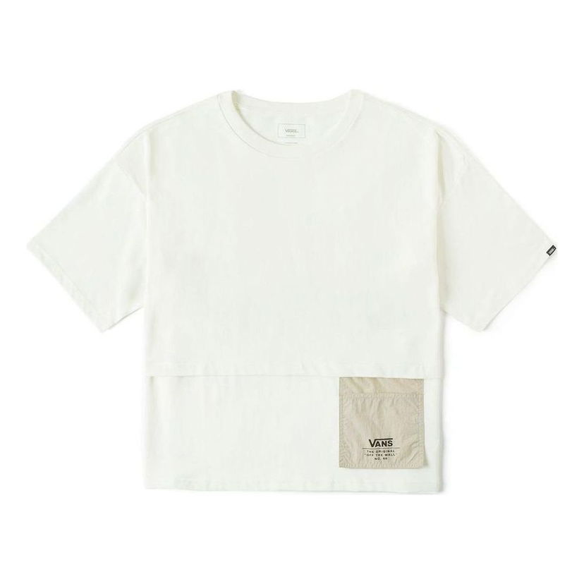 Tričko Vans Pocket Short-Sleeve T-Shirt Biela | VN000GRTFS8