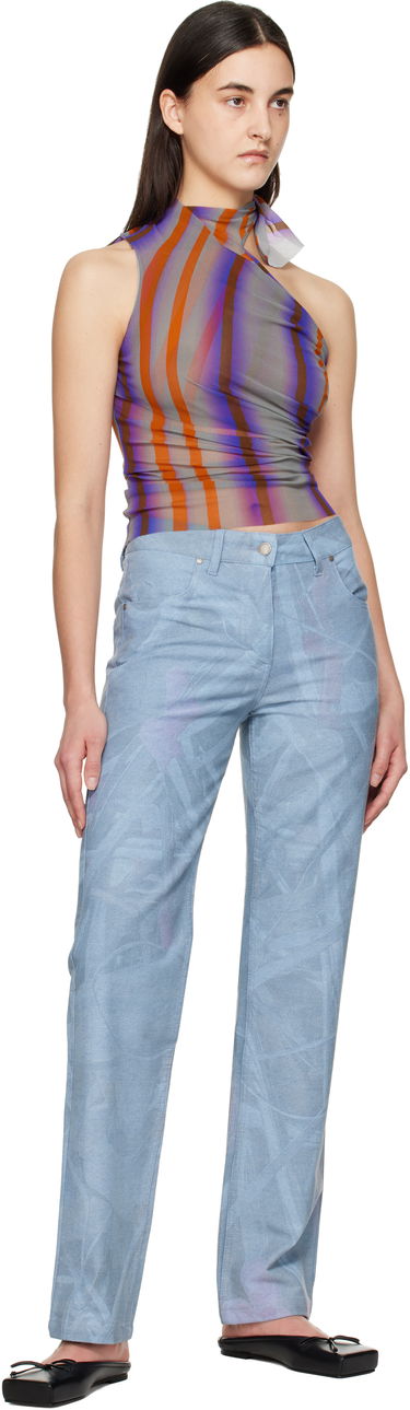 Džínsy Serapis Scrap Yard Fitted Jeans Modrá | SS25_DE_3F, 3