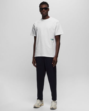 Tričko ØLÅF WATERCOLOR LOGO SLUB TEE Biela | M160103-OPTICAL-WHITE, 1
