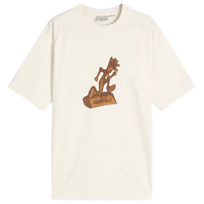 Tričko GRAMICCI Gramicci Sculpture T-Shirt, Size Small Biela | G5FU-T136-NPG