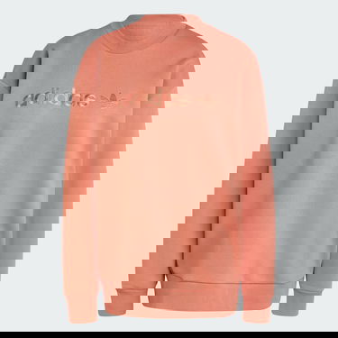 Mikina adidas Performance Boyfriend Crew Sweatshirt Oranžová | HY8732, 0