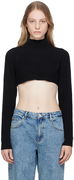 Moschino Jeans Cropped Turtleneck Sweater