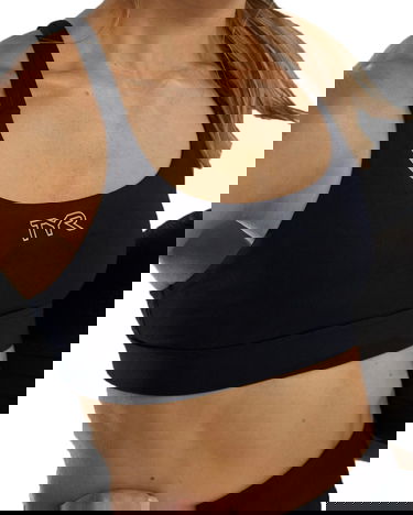 Podprsenka TYR TYR Dual Strap Sports Bra Čierna | fgdsso3a-001, 2