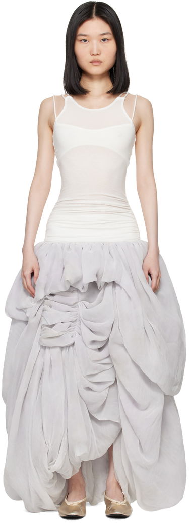 Šaty Collina Strada Collina Strada Soft Maxi Dress Biela | XX4458, 0