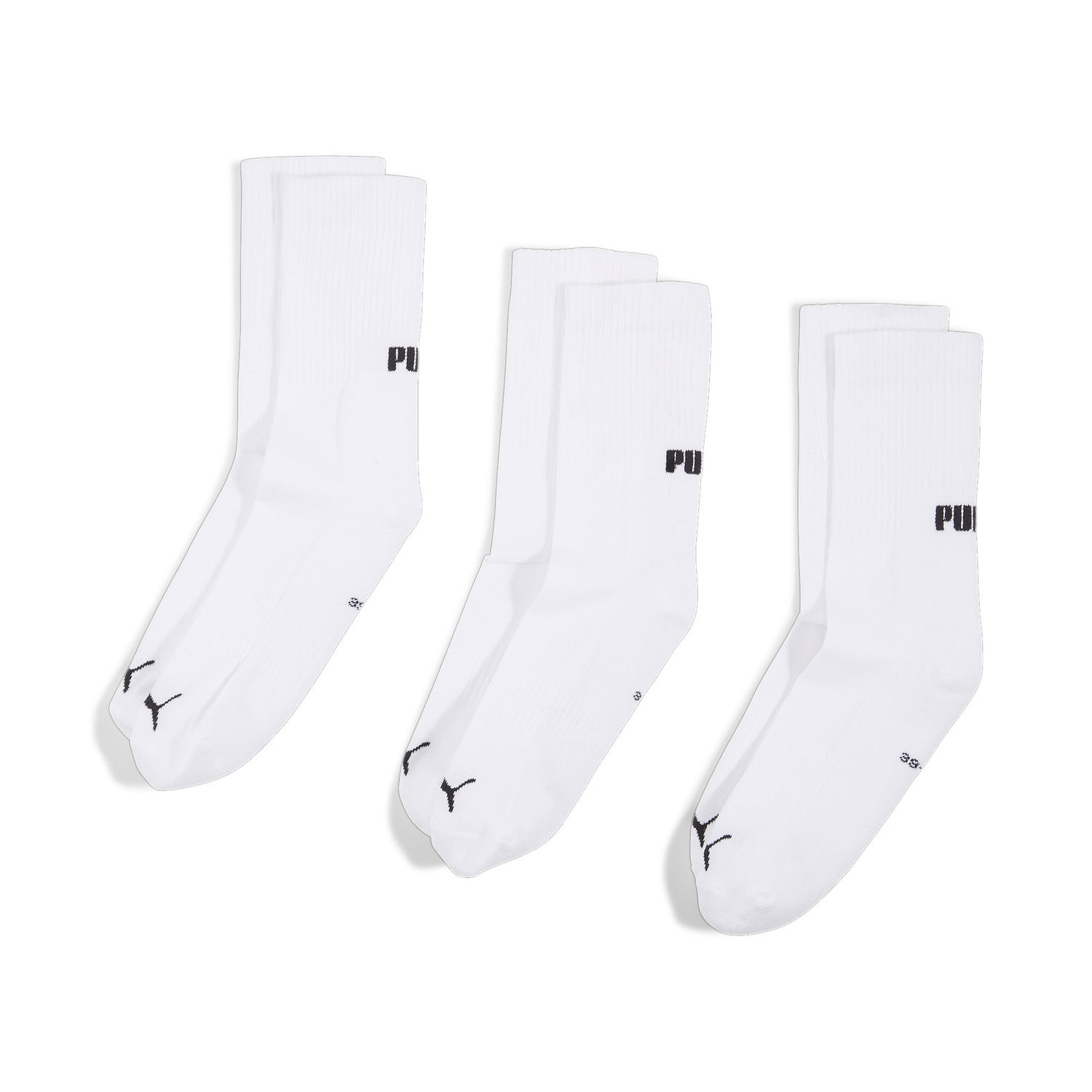 Ponožky Puma 3 Pack Mid-Cut Socks PUMA Biela | 938372_01, 0