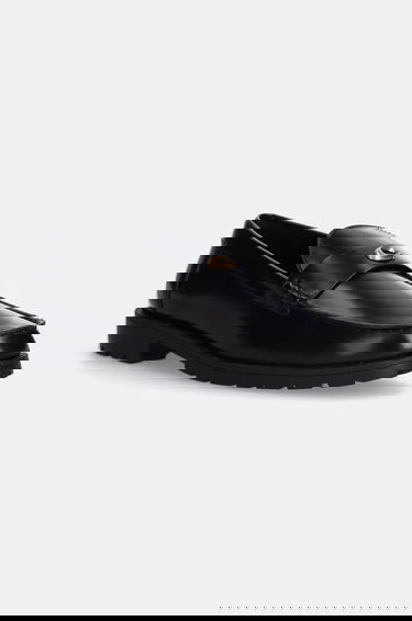 Tenisky a topánky Coach Jocelyn Leather Flat-Heel Loafers Čierna | CW980.BLK, 0