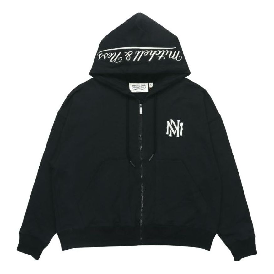 Mikina Mitchell & Ness Mitchell & Ness NY Logo Zip Hoodie Čierna | MNRQAWTOHC010-BLK, 0
