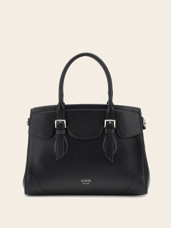 Kabelka GUESS Diana Genuine Leather Handbag Čierna | HWDIAAL4176, 0