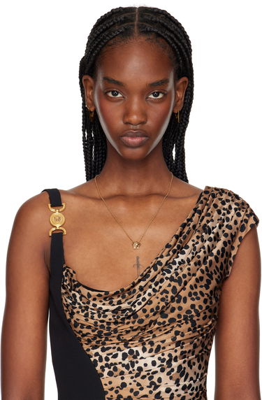 Náušnice Versace Versace V2025 Chain Earrings Metalická | 1018976_1A00620_3J000, 2