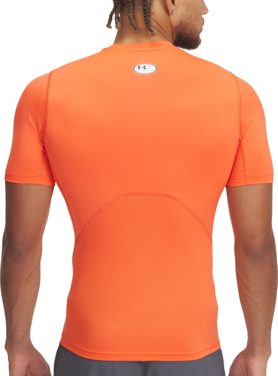 Tričko Under Armour Under Armour HG Armour Comp Short Sleeve T-Shirt Oranžová | 1361518-847, 1
