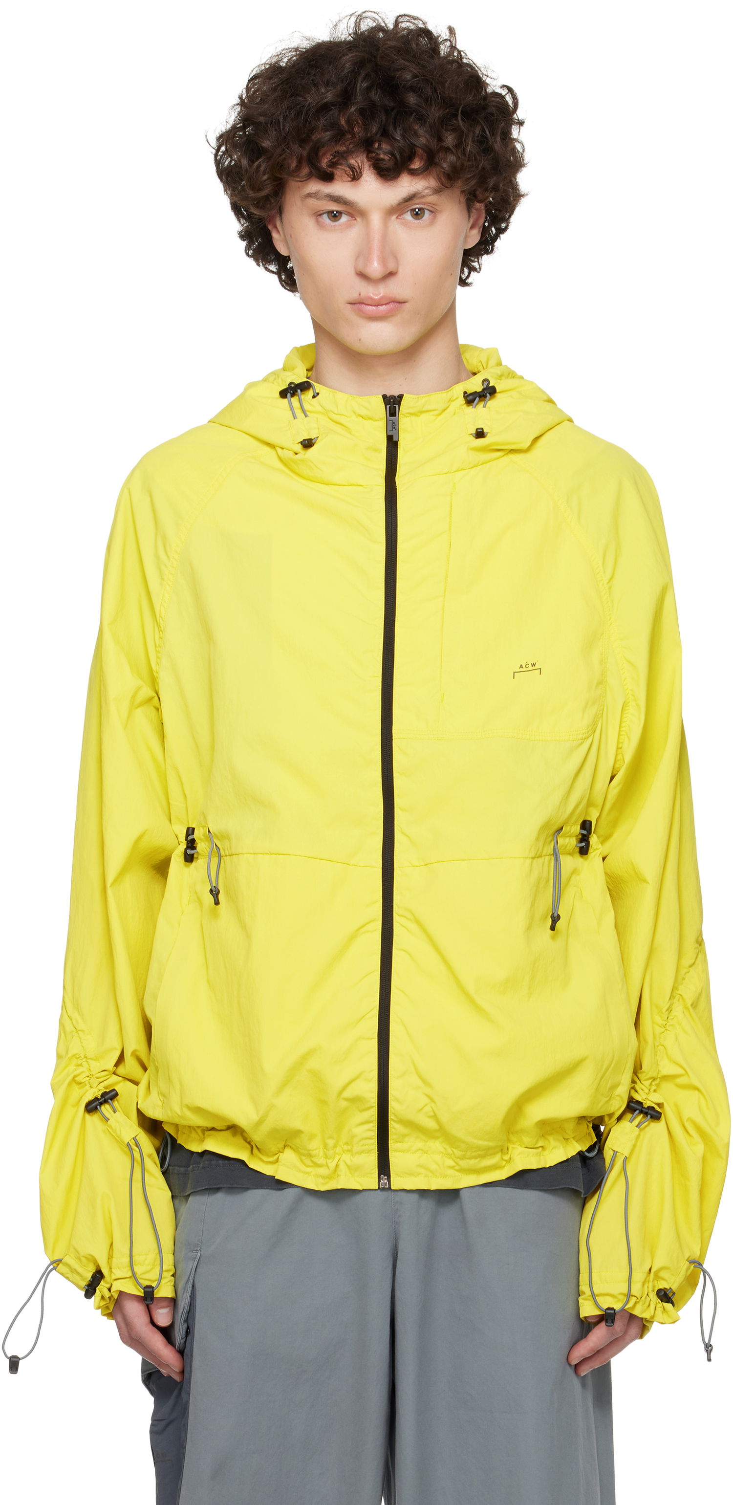 Vetrovka A-COLD-WALL* A-COLD-WALL* Balfron Windbreaker Jacket Žltá | ACWMO280, 0