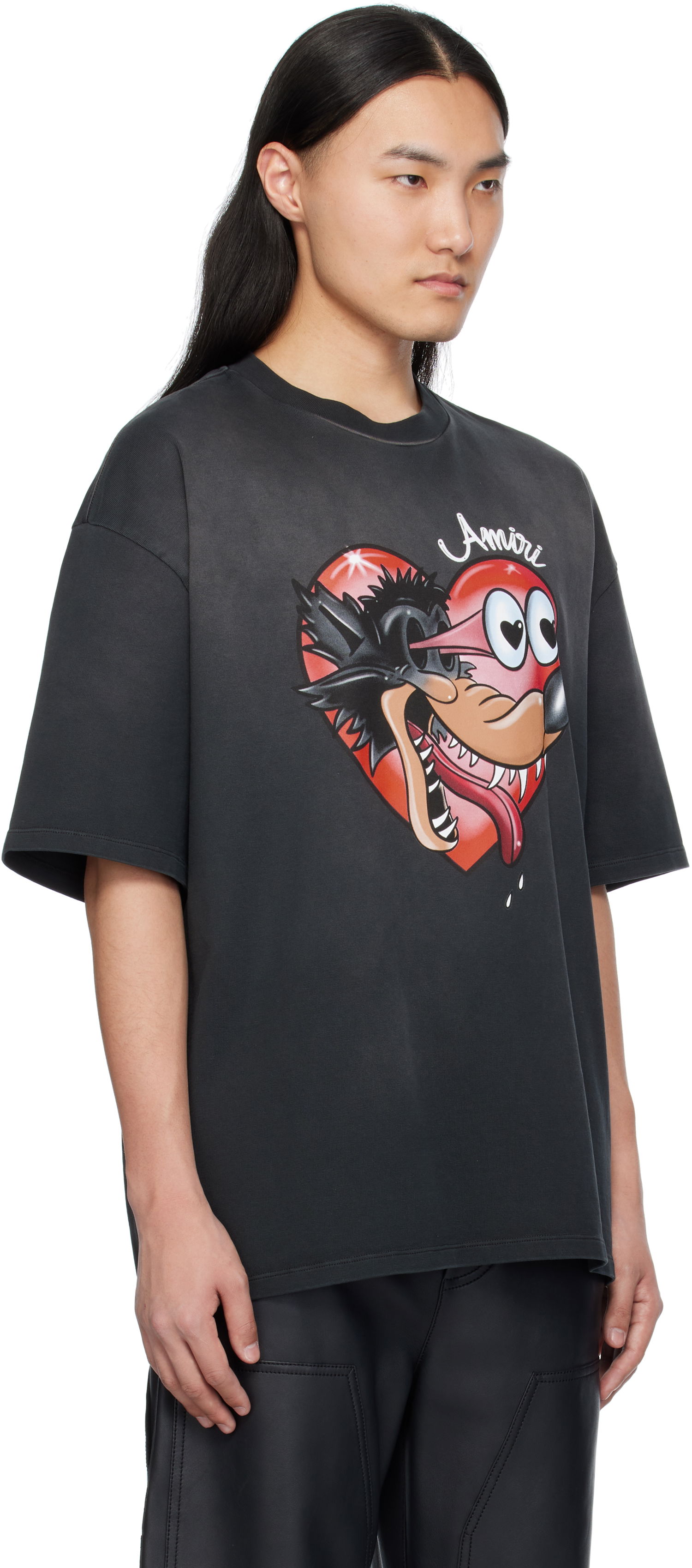 Tričko AMIRI Amiri Hopeless Romantic T-Shirt Čierna | AMJYTE1170, 1