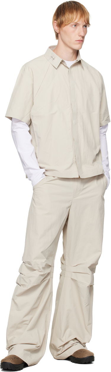 Nohavice HELIOT EMIL HELIOT EMIL Ferro Gathered Trousers Béžová | SS25_M_10_193_ST18, 3