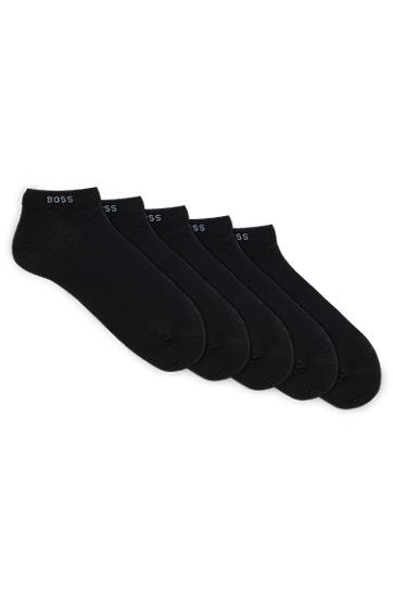Ponožky BOSS BOSS Five-Pack Cotton-Blend Ankle Socks undefined | 50493197, 0