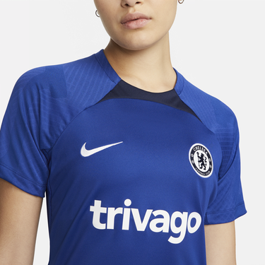 Dres Nike Chelsea F.C. Strike Dri-FIT Short-Sleeve Football Top Modrá | DM2795-496, 4