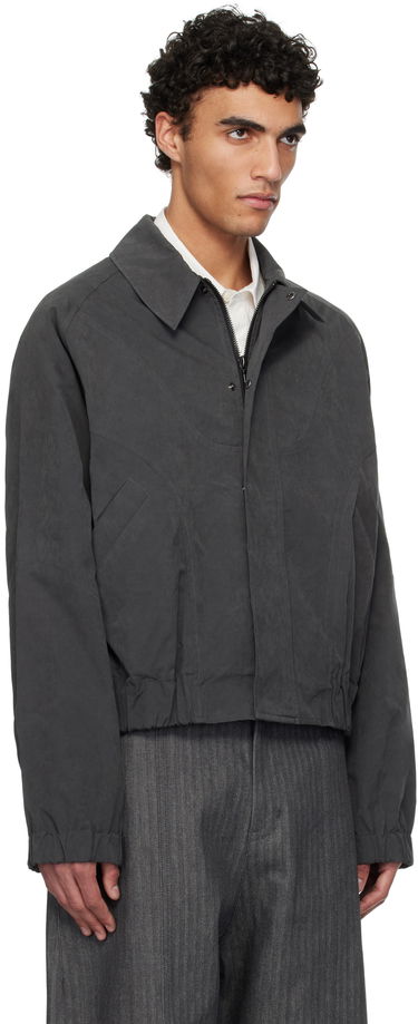 Bomber bunda sage NATION Sage Nation Jiji Cropped Jacket Šedá | S052 JIJI JACKET, 1