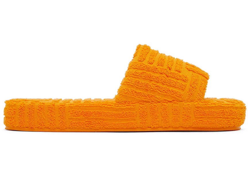 Tenisky a topánky Bottega Veneta Orange Resort Sponge Slides Oranžová | 660245V0VW07960, 0