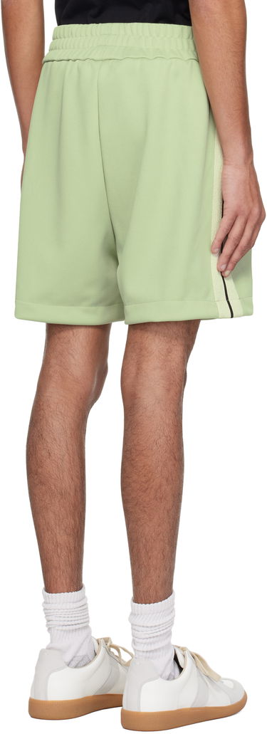 Šortky Palm Angels Palm Angels Embroidered Logo Track Shorts Zelené | PMCL004S25FAB0015303, 2
