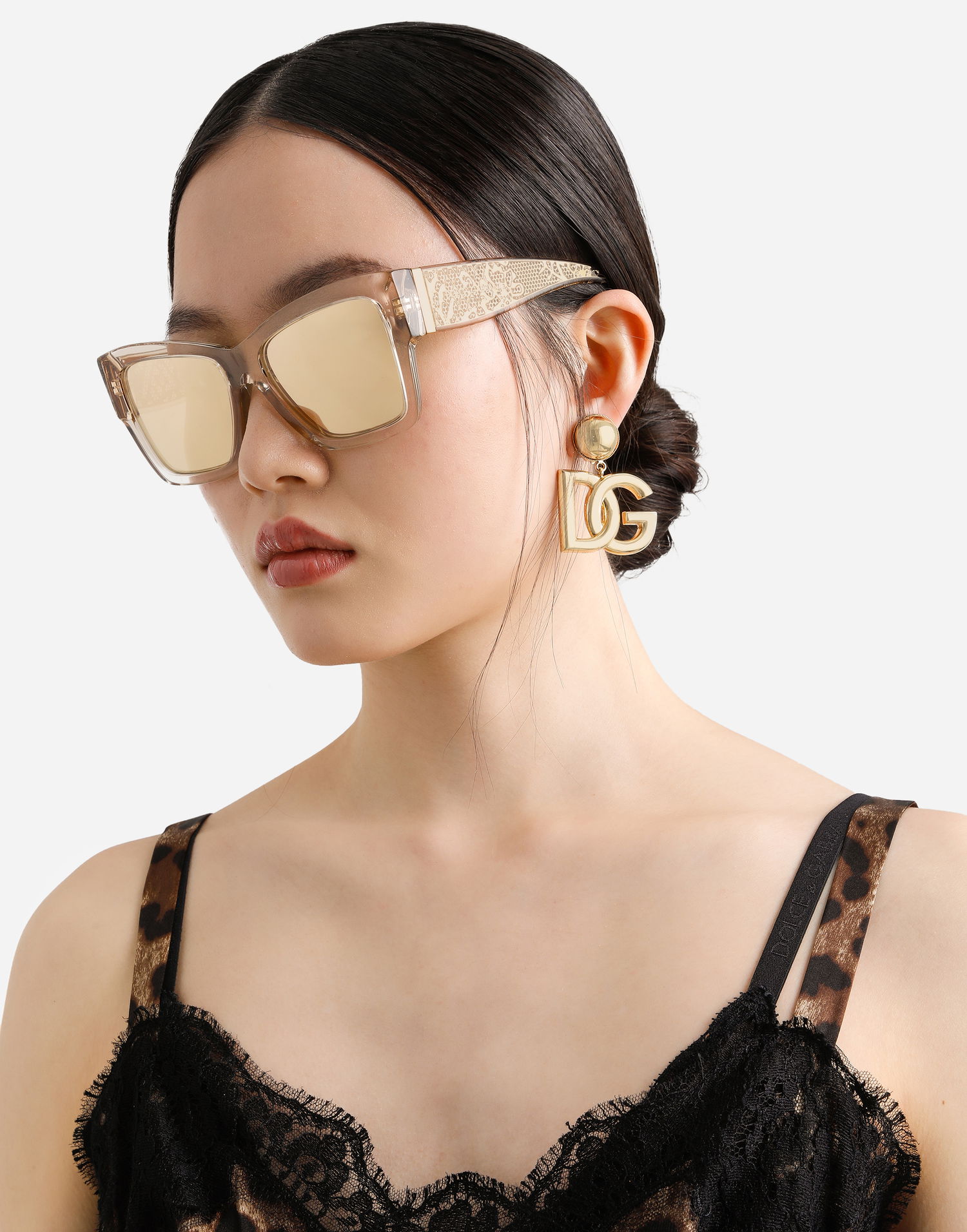 Slnečné okuliare Dolce & Gabbana Dolce & Gabbana DG Lace Sunglasses Žltá | VG4493VP2039V000, 1