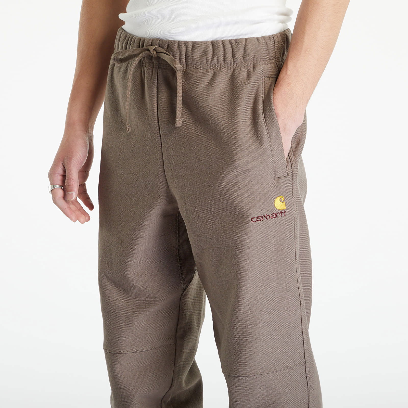 American Script Jogging Pant Brown