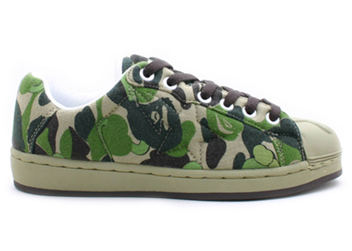 Tenisky a topánky BAPE KAWS x A Bathing Ape Skull Sta "Green Camo" Zelené | FS-020 428, 0