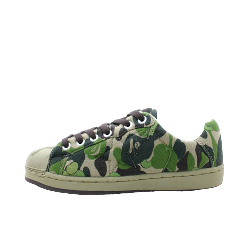 Tenisky a topánky BAPE KAWS x A Bathing Ape Skull Sta "Green Camo" Zelené | FS-020 428